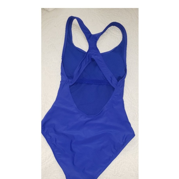 Blue One piece swimsuit - Picture 4 of 4